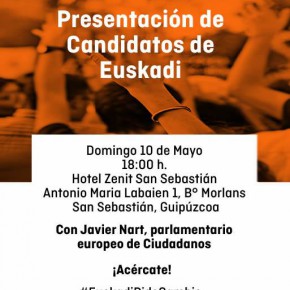 Domingo 10 de Mayo Presentación de Ciudadanos Euskadi